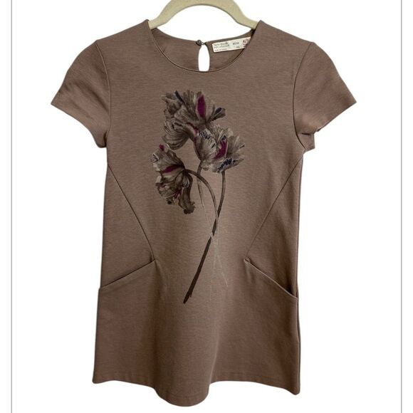 ZARA Flower Dress, SIZE‎ 6/7 - Picture 1 of 12
